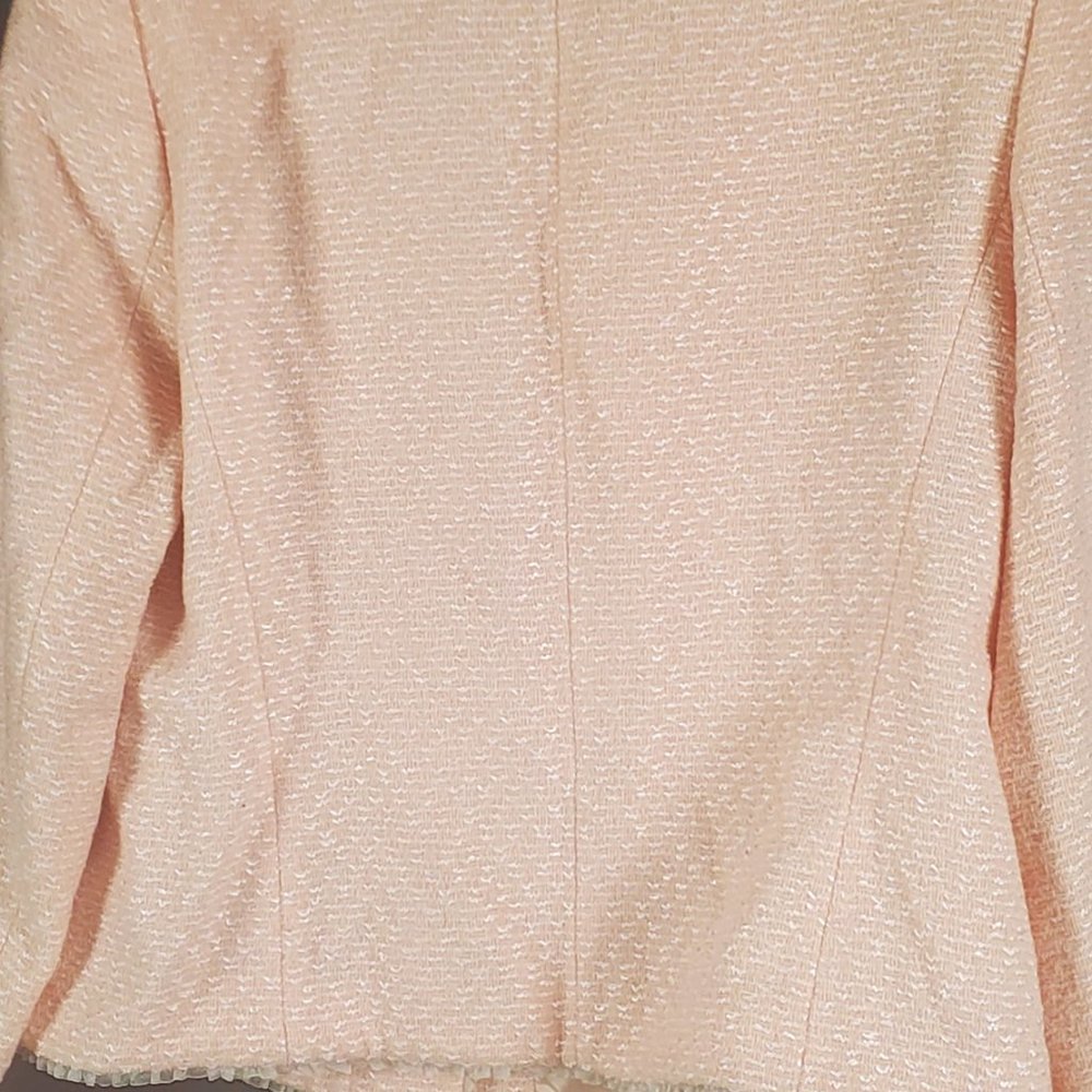 AUTHENTIC VINTAGE  ESCADA PINK TWEED JACKET - Picture 7 of 7